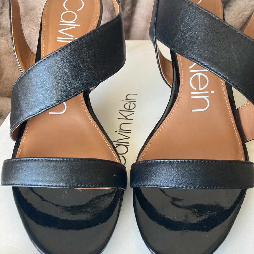 SOLD—Calvin Klein black sandals
